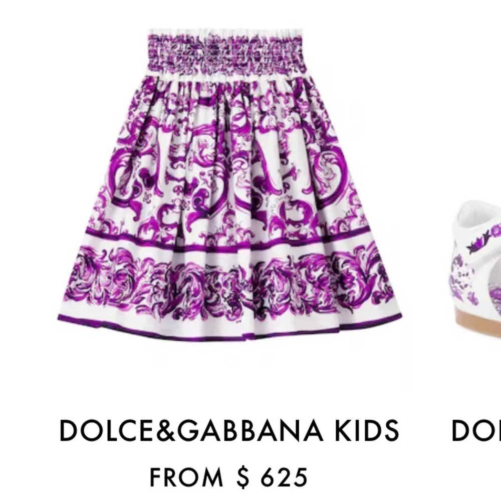 Dolce & Gabbana Kids Set in Fuchsia and White